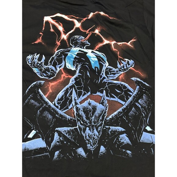 Marvel Venom vs Spider-Man Graphic T-Shirt Black Size XL Mad Engine NWOT - Picture 4 of 5